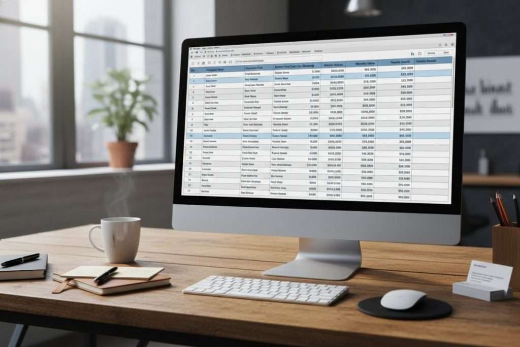Tableau Excel : calcul de l’avantage en nature véhicule